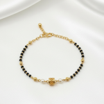 Elegant Heart Pendant Mangalsutra combp