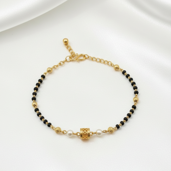 Elegant Heart Pendant Mangalsutra combp